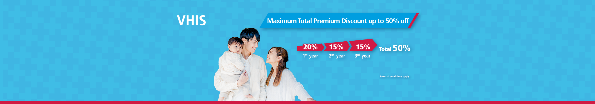 Maximum Total Premium Discount up to 50% off